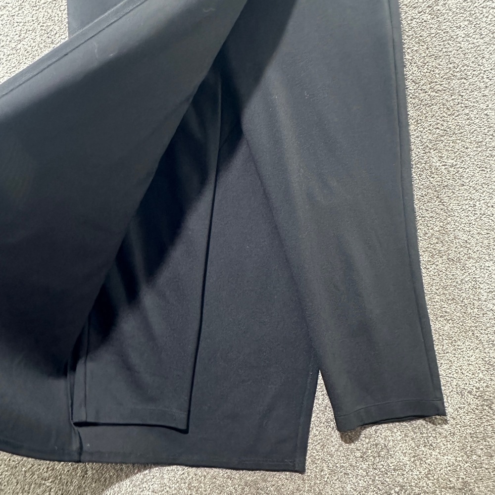 Betabrand The Sassiest Pants Midi Faux Wrap Skirt Skort Large Black Comfort - Picture 8 of 8